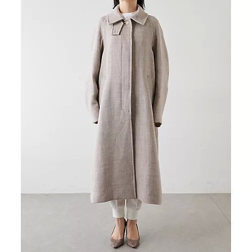 【ウィムガゼット/Whim Gazette】の【GEMINI】ステンカラーコート 人気、トレンドファッション・服の通販 founy(ファニー) 　ファッション　Fashion　レディースファッション　Fashion for Women　アウター　Coat / Outerwear Collection　コート・ロングコート・ピーコート　Long Coats, Peacoats & More　カットソー　Cut and Sewn Top　スタンド　Stand Collar, Upright Stand　ダブル　Double, Double-Breasted　デニム　Denim, Jeans Material　フェイス　Face, Facial Design　ベーシック　Basic, Essential　ミックス　Mix, Mixed Style　2022年　2022　2022-2023秋冬・A/W　Autumn/Winter 2022–23 AW22–23　other-2|ID: prp329100004458889 ipo3291000000031237533