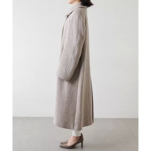 【ウィムガゼット/Whim Gazette】の【GEMINI】ステンカラーコート 人気、トレンドファッション・服の通販 founy(ファニー) 　ファッション　Fashion　レディースファッション　Fashion for Women　アウター　Coat / Outerwear Collection　コート・ロングコート・ピーコート　Long Coats, Peacoats & More　カットソー　Cut and Sewn Top　スタンド　Stand Collar, Upright Stand　ダブル　Double, Double-Breasted　デニム　Denim, Jeans Material　フェイス　Face, Facial Design　ベーシック　Basic, Essential　ミックス　Mix, Mixed Style　2022年　2022　2022-2023秋冬・A/W　Autumn/Winter 2022–23 AW22–23　other-3|ID: prp329100004458889 ipo3291000000031237534