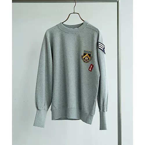 【ウィムガゼット/Whim Gazette】のワッペンスウェット インテリア・キッズ・メンズ・レディースファッション・服の通販 founy(ファニー) 　ファッション　Fashion　レディースファッション　WOMEN　トップス・カットソー　Tops/Tshirt　パーカ　Sweats　スウェット　Sweat　ヴィンテージ　Vintage　吸水　Water Absorption　スウェット　Sweat　タオル　Towel　定番　Standard　フェミニン　Feminine　ロング　Long　2022年　2022　2022-2023秋冬・A/W　Aw/Autumn/Winter//Fw/Fall-Winter/2022-2023　おすすめ　Recommend　グレーその他1|ID: prp329100004458891 ipo3291000000031210898