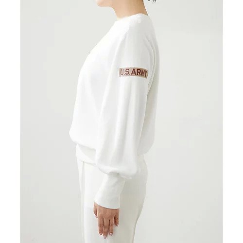 【ウィムガゼット/Whim Gazette】のワッペンスウェット 人気、トレンドファッション・服の通販 founy(ファニー) 　ファッション　Fashion　レディースファッション　WOMEN　トップス・カットソー　Tops/Tshirt　パーカ　Sweats　スウェット　Sweat　ヴィンテージ　Vintage　吸水　Water Absorption　スウェット　Sweat　タオル　Towel　定番　Standard　フェミニン　Feminine　ロング　Long　2022年　2022　2022-2023秋冬・A/W　Aw/Autumn/Winter//Fw/Fall-Winter/2022-2023　おすすめ　Recommend　other-3|ID: prp329100004458891 ipo3291000000031237538