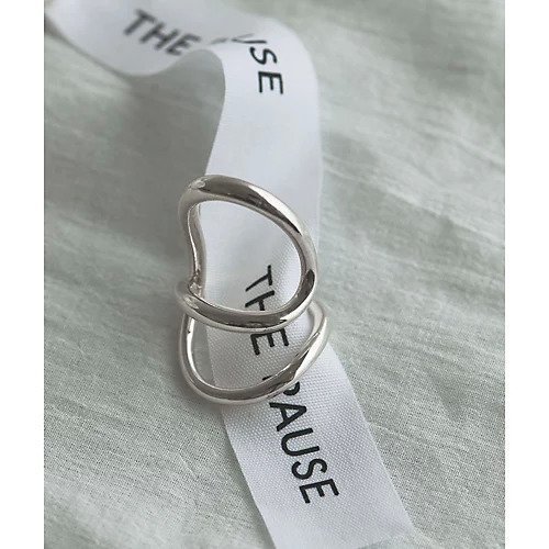 【ウィムガゼット/Whim Gazette】の【THE PAUSE】ウェーブボリュームリング 人気、トレンドファッション・服の通販 founy(ファニー) 　ファッション　Fashion　レディースファッション　Fashion for Women　2022年　2022　2022-2023秋冬・A/W　Autumn/Winter 2022–23 AW22–23　おすすめ　Recommended / Our Picks　グラデーション　Gradient, Ombre　シルバー　Silver, Metallic Silver　ジュエリー　Jewelry, Accessories　フォルム　Silhouette, Form　ワーク　Workwear, Utility Style　ヴィンテージ　Vintage Style　エレガント 上品　Elegant　 other-1|ID: prp329100004458897 ipo3291000000031210915