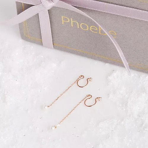 【フィービィー/phoebe】の【K10RG】リバーシブル2wayスウィングイヤリング インテリア・キッズ・メンズ・レディースファッション・服の通販 founy(ファニー) https://founy.com/ ファッション Fashion レディースファッション Fashion for Women ジュエリー Jewelry ファッションリング Fashion Rings イヤリング・フープ・ドロップタイプ Hoop, Drop & Clip Earrings アクセサリー Fashion Accessories イヤリング Earrings ジュエリー Jewelry, Accessories チェーン Chain, Chain Strap パール Pearl, Pearl Accent フロント Front, Front Design リバーシブル Reversible, Two-Sided ローズ Rose, Rose Motif エレガント 上品 Elegant |ID: prp329100004458900 ipo3291000000034114115