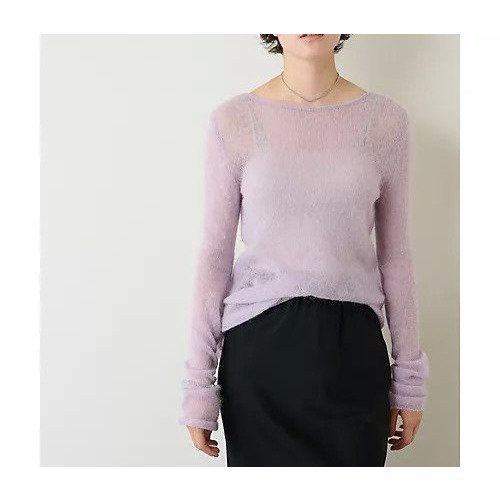 【ウィムガゼット/Whim Gazette】のモヘヤ2WAYプルオーバー インテリア・キッズ・メンズ・レディースファッション・服の通販 founy(ファニー) 　ファッション　Fashion　レディースファッション　WOMEN　トップス・カットソー　Tops/Tshirt　プルオーバー　Pullover　エアリー　Airy　シアー　Sheer　デコルテ　Decolletage　パープル　Purple　モヘア　Mohair　モヘヤ　Mohair　2022年　2022　2022-2023秋冬・A/W　Aw/Autumn/Winter//Fw/Fall-Winter/2022-2023　パープル|ID: prp329100004458901 ipo3291000000031210926