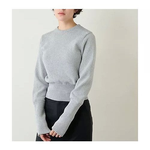 【ウィムガゼット/Whim Gazette】のラメニットプルオーバー インテリア・キッズ・メンズ・レディースファッション・服の通販 founy(ファニー) https://founy.com/ ファッション Fashion レディースファッション Fashion for Women トップス・カットソー Cut & Sew Tops ニット Knit Tops & Sweaters カジュアルプルオーバー・ニットトップス Pullovers & Knit Tops / Casual Pullovers 2022年 2022 2022-2023秋冬・A/W Autumn/Winter 2022–23 AW22–23 クール Cool, Chic コンパクト Compact, Small Size シルバー Silver, Metallic Silver シンプル Simple, Minimal デニム Denim, Jeans Material バランス Balance, Style Balance フェミニン Feminine, Girly ボトム Bottoms, Lower Wear ミドル Middle Length, Mid Height エレガント 上品 Elegant |ID: prp329100004458902 ipo3291000000031210928