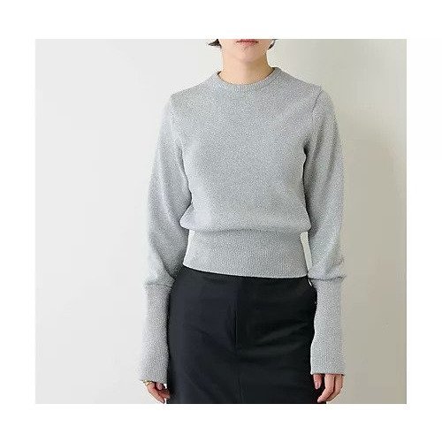 【ウィムガゼット/Whim Gazette】のラメニットプルオーバー 人気、トレンドファッション・服の通販 founy(ファニー) 　ファッション　Fashion　レディースファッション　Fashion for Women　トップス・カットソー　Cut & Sew Tops　ニット　Knit Tops & Sweaters　カジュアルプルオーバー・ニットトップス　Pullovers & Knit Tops / Casual Pullovers　2022年　2022　2022-2023秋冬・A/W　Autumn/Winter 2022–23 AW22–23　クール　Cool, Chic　コンパクト　Compact, Small Size　シルバー　Silver, Metallic Silver　シンプル　Simple, Minimal　デニム　Denim, Jeans Material　バランス　Balance, Style Balance　フェミニン　Feminine, Girly　ボトム　Bottoms, Lower Wear　ミドル　Middle Length, Mid Height　エレガント 上品　Elegant　other-2|ID: prp329100004458902 ipo3291000000031237559
