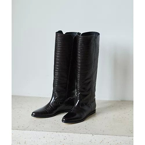 【ウィムガゼット/Whim Gazette】の【BRENTA】型押ロングブーツ インテリア・キッズ・メンズ・レディースファッション・服の通販 founy(ファニー) https://founy.com/ ファッション Fashion レディースファッション WOMEN エレガント 上品 Elegant 春 Spring クロコ Croco シューズ Shoes トレンド Trend フィット Fit フラット Flat ボトム Bottom ロング Long 2022年 2022 S/S・春夏 Ss・Spring/Summer 2022-2023秋冬・A/W Aw/Autumn/Winter//Fw/Fall-Winter/2022-2023 おすすめ Recommend 夏 Summer |ID: prp329100004458909 ipo3291000000031210948