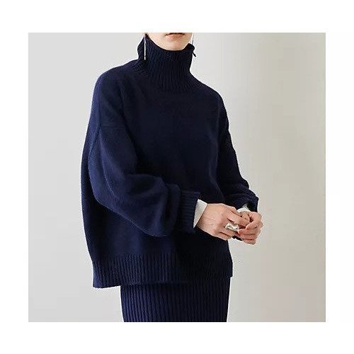 【ウィムガゼット/Whim Gazette】のウールタートルニット インテリア・キッズ・メンズ・レディースファッション・服の通販 founy(ファニー) 　ファッション　Fashion　レディースファッション　WOMEN　トップス・カットソー　Tops/Tshirt　ニット　Knit Tops　アンゴラ　Angola　カシミヤ　Cashmere　カットソー　Cut And Sew　ギャザー　Gather　ショルダー　Shoulder　シルク　Silk　タートル　Turtle　ドレープ　Drape　ドロップ　Drop　ハイネック　High Neck　バランス　Balance　ボトム　Bottom　リラックス　Relax　ルーズ　Loose　ワイド　Wide　2022年　2022　2022-2023秋冬・A/W　Aw/Autumn/Winter//Fw/Fall-Winter/2022-2023　おすすめ　Recommend　ネイビー|ID: prp329100004458922 ipo3291000000031210991