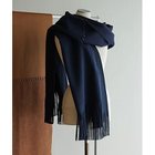 【ウィムガゼット/Whim Gazette】の【fuladd】ウールフリンジストール ネイビー|ID: prp329100004458925 ipo3291000000031210999