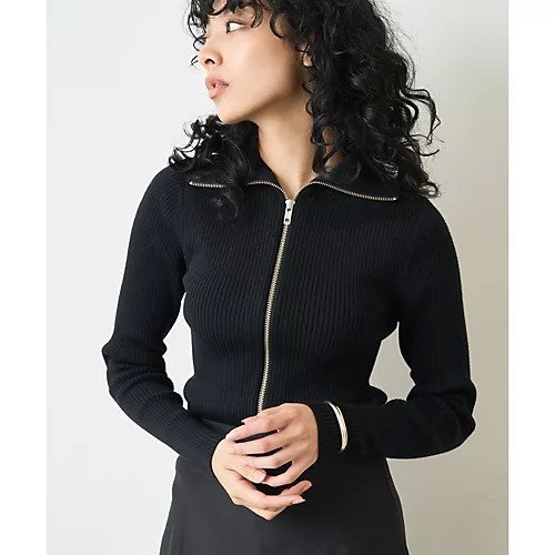 【ウィムガゼット/Whim Gazette】のZIPニット インテリア・キッズ・メンズ・レディースファッション・服の通販 founy(ファニー) https://founy.com/ ファッション Fashion レディースファッション Fashion for Women トップス・カットソー Cut & Sew Tops ニット Knit Tops & Sweaters ツイスト Tweed, Tweed Fabric デニム Denim, Jeans Material バランス Balance, Style Balance フィット Fit, Slim Fit フェミニン Feminine, Girly フロント Front, Front Design 2022年 2022 2022-2023秋冬・A/W Autumn/Winter 2022–23 AW22–23 おすすめ Recommended / Our Picks |ID: prp329100004458927 ipo3291000000031211004