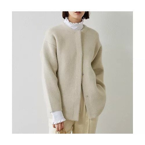 【ウィムガゼット/Whim Gazette】のセッケツニットジャケット 人気、トレンドファッション・服の通販 founy(ファニー) 　ファッション　Fashion　レディースファッション　WOMEN　アウター　Coat Outerwear　ジャケット　Jackets　2024年　2024　2024-2025秋冬・A/W　Aw/Autumn/Winter/Fw/Fall/2024-2025　インナー　Inner　カシミヤ　Cashmere　カーディガン　Cardigan　ジャケット　Jacket　バランス　Balance　フォルム　Form　ミドル　Middle　other-2|ID: prp329100004458997 ipo3291000000031251584
