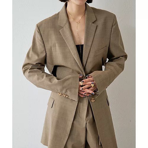 【ウィムガゼット/Whim Gazette】の【15th】【LITKOVSKA】 別注Back Open Jacket 人気、トレンドファッション・服の通販 founy(ファニー) 　ファッション　Fashion　レディースファッション　Fashion for Women　アウター　Coat / Outerwear Collection　レディースジャケット・軽アウター　Jackets　コレクション　Collection, Seasonal Line　ジャケット　Jacket, Outerwear　スペシャル　Special, Limited Edition　セットアップ　Set-Up, Coordinated Outfit　バランス　Balance, Style Balance　別注　Limited Edition, Custom Order　2024年　2024　2024-2025秋冬・A/W　Autumn/Winter 2024–25 AW24–25　other-3|ID: prp329100004458999 ipo3291000000031251596