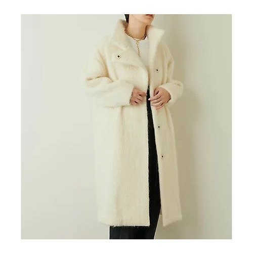 【ウィムガゼット/Whim Gazette】のシャギーオーバーコート インテリア・キッズ・メンズ・レディースファッション・服の通販 founy(ファニー) https://founy.com/ ファッション Fashion レディースファッション Fashion for Women アウター Coat / Outerwear Collection コート・ロングコート・ピーコート Long Coats, Peacoats & More アシンメトリー Asymmetrical Style イタリア Italy エレガント 上品 Elegant スタンド Stand Collar, Upright Stand バランス Balance, Style Balance マニッシュ Mannish, Boyish |ID: prp329100004459049 ipo3291000000031211747