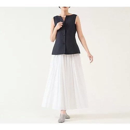 【マルティニーク/martinique】の平織サマーチェックジレ(セットアップ可) 人気、トレンドファッション・服の通販 founy(ファニー) 　ファッション　Fashion　レディースファッション　Fashion for Women　アウター　Coat / Outerwear Collection　トップス・カットソー　Cut & Sew Tops　ベスト&ジレ / 重ね着スタイル　Vests & Gilets　おすすめ　Recommended / Our Picks　サマー　Summer, Summer Style　スキッパー　Skipper, Open Collar　セットアップ　Set-Up, Coordinated Outfit　チェック　Check, Plaid, Tartan　無地　Plain, Solid Color　other-3|ID: prp329100004459054 ipo3291000000031251730