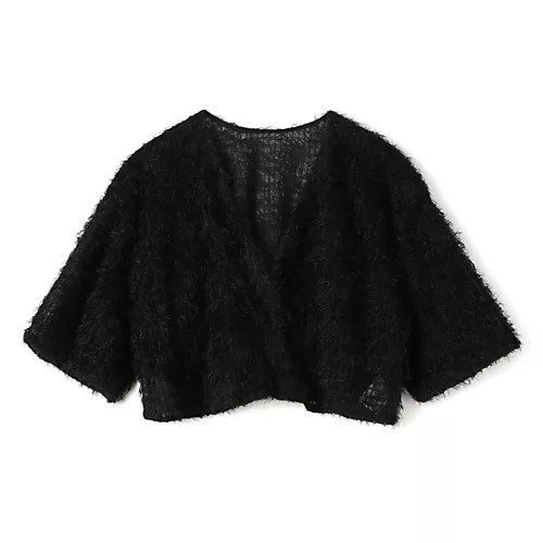 【マルティニーク/martinique】のジャガードボレロ(セットアップ可) インテリア・キッズ・メンズ・レディースファッション・服の通販 founy(ファニー) 　ファッション　Fashion　レディースファッション　WOMEN　アウター　Coat Outerwear　ボレロ　Bolero jackets　おすすめ　Recommend　クロップド　Cropped　セットアップ　Set Up　チュール　Tulle　デニム　Denim　フリンジ　Fringe　ボレロ　Bolero　ブラック|ID: prp329100004459055 ipo3291000000031974581