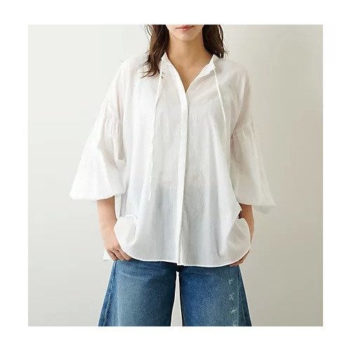 【ウィムガゼット/Whim Gazette】のローン2WAYギャザーブラウス 人気、トレンドファッション・服の通販 founy(ファニー) 　ファッション　Fashion　レディースファッション　Fashion for Women　トップス・カットソー　Cut & Sew Tops　シャツ・ブラウス・オフィスカジュアル　Elegant Blouses & Button-Ups　春　Spring　ギャザー　Gathered, Ruffled　クール　Cool, Chic　人気　Popular, Best Seller　フェミニン　Feminine, Girly　リボン　Ribbon, Bow　レギュラー　Regular, Standard Fit　2022年　2022　2022 春夏 S/S　Spring/Summer 2022 SS22　おすすめ　Recommended / Our Picks　other-2|ID: prp329100004459058 ipo3291000000031237786