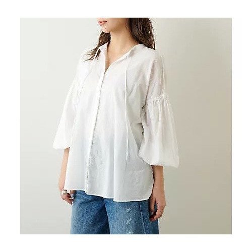 【ウィムガゼット/Whim Gazette】のローン2WAYギャザーブラウス 人気、トレンドファッション・服の通販 founy(ファニー) 　ファッション　Fashion　レディースファッション　Fashion for Women　トップス・カットソー　Cut & Sew Tops　シャツ・ブラウス・オフィスカジュアル　Elegant Blouses & Button-Ups　春　Spring　ギャザー　Gathered, Ruffled　クール　Cool, Chic　人気　Popular, Best Seller　フェミニン　Feminine, Girly　リボン　Ribbon, Bow　レギュラー　Regular, Standard Fit　2022年　2022　2022 春夏 S/S　Spring/Summer 2022 SS22　おすすめ　Recommended / Our Picks　other-3|ID: prp329100004459058 ipo3291000000031237787