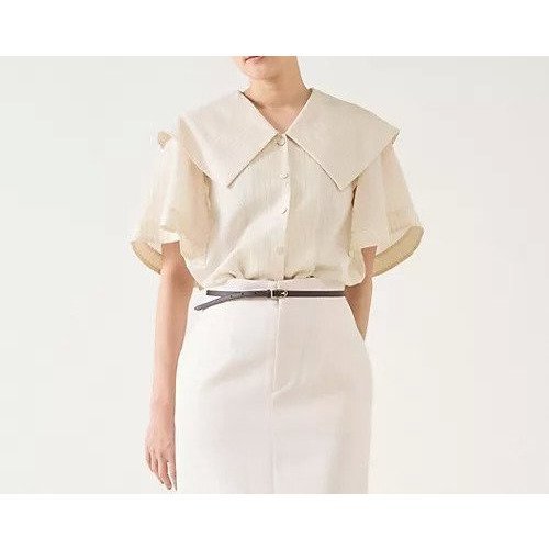 【マルティニーク/martinique】のナチュラルデシンブラウス インテリア・キッズ・メンズ・レディースファッション・服の通販 founy(ファニー) https://founy.com/ ファッション Fashion レディースファッション Fashion for Women トップス・カットソー Cut & Sew Tops シャツ・ブラウス・オフィスカジュアル Elegant Blouses & Button-Ups おすすめ Recommended / Our Picks とろみ Fluid, Flowy Fabric クラシック Classic, Timeless Style シルク Silk, 100% Silk ストライプ Stripe, Striped Pattern スリット Slit, Slit Detail |ID: prp329100004459063 ipo3291000000031211799