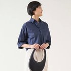 【マルティニーク/martinique】のクロップドシャツ(セットアップ可) ブルー|ID: prp329100004459065 ipo3291000000031211810