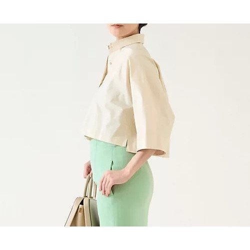 【マルティニーク/martinique】のクロップドシャツ(セットアップ可) 人気、トレンドファッション・服の通販 founy(ファニー) 　ファッション　Fashion　レディースファッション　Fashion for Women　トップス・カットソー　Cut & Sew Tops　シャツ・ブラウス・オフィスカジュアル　Elegant Blouses & Button-Ups　おすすめ　Recommended / Our Picks　クロップド　Cropped, Short Length　セットアップ　Set-Up, Coordinated Outfit　タフタ　Taffeta, Structured Fabric　トレンド　Trend, Trending Now　エレガント 上品　Elegant　other-2|ID: prp329100004459065 ipo3291000000031251751
