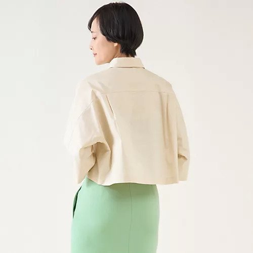 【マルティニーク/martinique】のクロップドシャツ(セットアップ可) 人気、トレンドファッション・服の通販 founy(ファニー) 　ファッション　Fashion　レディースファッション　Fashion for Women　トップス・カットソー　Cut & Sew Tops　シャツ・ブラウス・オフィスカジュアル　Elegant Blouses & Button-Ups　おすすめ　Recommended / Our Picks　クロップド　Cropped, Short Length　セットアップ　Set-Up, Coordinated Outfit　タフタ　Taffeta, Structured Fabric　トレンド　Trend, Trending Now　エレガント 上品　Elegant　other-3|ID: prp329100004459065 ipo3291000000031251753