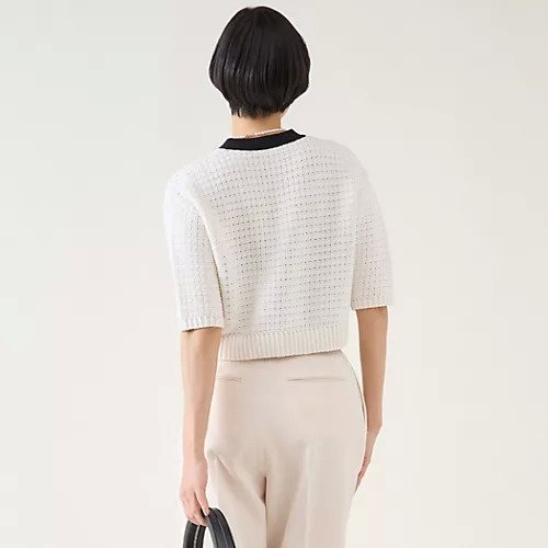 【マルティニーク/martinique】のペーパーミックスカーディガン 人気、トレンドファッション・服の通販 founy(ファニー) 　ファッション　Fashion　レディースファッション　Fashion for Women　トップス・カットソー　Cut & Sew Tops　カーディガン・羽織り　Layered Style Cardigans　おすすめ　Recommended / Our Picks　カーディガン　Cardigan, Knitwear　コンパクト　Compact, Small Size　バランス　Balance, Style Balance　ポケット　Pocket, Pocket Detail　半袖　Short Sleeve, Half Sleeve　other-3|ID: prp329100004459073 ipo3291000000031251769