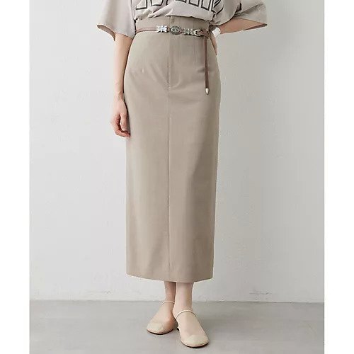 【ウィムガゼット/Whim Gazette】のIラインハイウエストスカート 人気、トレンドファッション・服の通販 founy(ファニー) 　ファッション　Fashion　レディースファッション　Fashion for Women　スカート　Skirts　2025年　2025　2025春夏・S/S　Spring/Summer 2025 SS25　ストレッチ　Stretch, Stretchy Fabric　スマート　Smart, Elegant　スリット　Slit, Slit Detail　タイトスカート　Pencil Skirt, Tight Skirt　フォルム　Silhouette, Form　ロング　Long, Long-Length　エレガント 上品　Elegant　 other-1|ID: prp329100004459086 ipo3291000000031211890