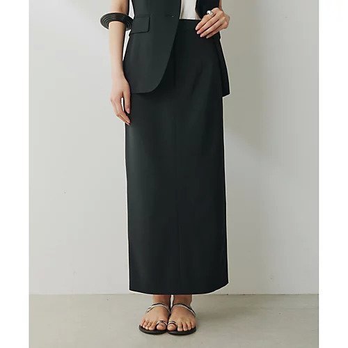【ウィムガゼット/Whim Gazette】のIラインハイウエストスカート 人気、トレンドファッション・服の通販 founy(ファニー) 　ファッション　Fashion　レディースファッション　Fashion for Women　スカート　Skirts　2025年　2025　2025春夏・S/S　Spring/Summer 2025 SS25　ストレッチ　Stretch, Stretchy Fabric　スマート　Smart, Elegant　スリット　Slit, Slit Detail　タイトスカート　Pencil Skirt, Tight Skirt　フォルム　Silhouette, Form　ロング　Long, Long-Length　エレガント 上品　Elegant　other-2|ID: prp329100004459086 ipo3291000000031251790