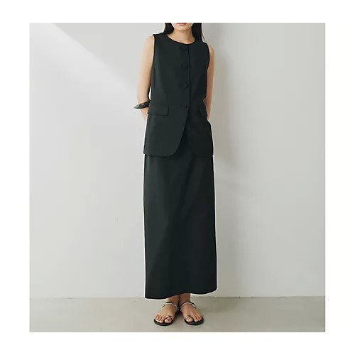 【ウィムガゼット/Whim Gazette】のIラインハイウエストスカート 人気、トレンドファッション・服の通販 founy(ファニー) 　ファッション　Fashion　レディースファッション　Fashion for Women　スカート　Skirts　2025年　2025　2025春夏・S/S　Spring/Summer 2025 SS25　ストレッチ　Stretch, Stretchy Fabric　スマート　Smart, Elegant　スリット　Slit, Slit Detail　タイトスカート　Pencil Skirt, Tight Skirt　フォルム　Silhouette, Form　ロング　Long, Long-Length　エレガント 上品　Elegant　other-3|ID: prp329100004459086 ipo3291000000031251791