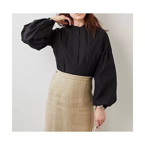 【ウィムガゼット/Whim Gazette】のピンタックブラウス 人気、トレンドファッション・服の通販 founy(ファニー) 　ファッション　Fashion　レディースファッション　WOMEN　トップス・カットソー　Tops/Tshirt　シャツ/ブラウス　Shirts/Blouses　2022年　2022　2022 春夏 S/S　Ss,Spring/Summer,2022　クロップド　Cropped　バランス　Balance　ボトム　Bottom　ヴィンテージ　Vintage　エレガント 上品　Elegant　別注　Special Order　 other-1|ID: prp329100004459089 ipo3291000000031211902