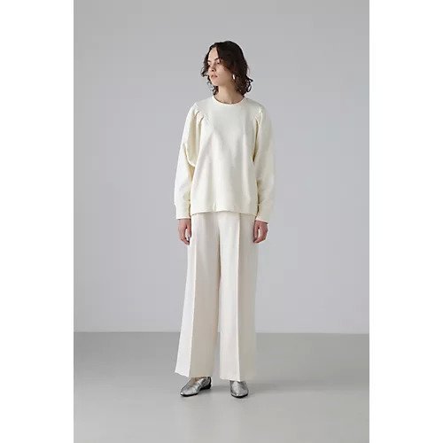 【アドーア/ADORE】のウールダブルサテンパンツ インテリア・キッズ・メンズ・レディースファッション・服の通販 founy(ファニー) 　ファッション　Fashion　レディースファッション　WOMEN　パンツ　Pants　スタンダード　Standard　エクリュ|ID: prp329100004459092 ipo3291000000031211913