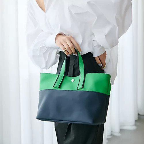 【トプカピ/TOPKAPI】の【Breath TOPKAPI】Bright ブライト カラーブロックミニ トートバッグ 人気、トレンドファッション・服の通販 founy(ファニー) 　ファッション　Fashion　レディースファッション　WOMEN　バッグ　Bag　サテン　Satin　フラップ　Flap　ブライト　Bright　ブロック　Block　ポケット　Pocket　軽量　Lightweight　other-3|ID: prp329100004459093 ipo3291000000031251807