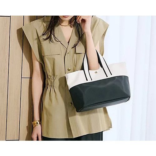 【トプカピ/TOPKAPI】の【Breath TOPKAPI】Bright ブライト カラーブロックミニ トートバッグ 人気、トレンドファッション・服の通販 founy(ファニー) 　ファッション　Fashion　レディースファッション　Fashion for Women　バッグ　Bags　サテン　Satin, Glossy Fabric　フラップ　Flap, Flap Pocket　ブライト　Bright, Shiny　ブロック　Block, Solid Block Pattern　ポケット　Pocket, Pocket Detail　軽量　Lightweight, Ultra Light　other-3|ID: prp329100004459093 ipo3291000000032465738