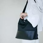 【トプカピ/TOPKAPI】の【Breath TOPKAPI】RIPPLE リプル リンクル ナイロン A4 ショルダーバッグ ブラック|ID: prp329100004459106 ipo3291000000031211961