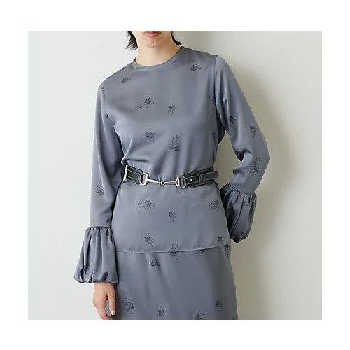 【ウィムガゼット/Whim Gazette】のCabaretプリントブラウス 人気、トレンドファッション・服の通販 founy(ファニー) 　ファッション　Fashion　レディースファッション　Fashion for Women　トップス・カットソー　Cut & Sew Tops　シャツ・ブラウス・オフィスカジュアル　Elegant Blouses & Button-Ups　エアリー　Airy Texture　エレガント 上品　Elegant　サテン　Satin, Glossy Fabric　シルク　Silk, 100% Silk　ジャケット　Jacket, Outerwear　スリット　Slit, Slit Detail　スリーブ　Sleeve, Long Sleeve / Short Sleeve　バルーン　Balloon, Balloon Silhouette　プリント　Print, Printed Pattern　ボトム　Bottoms, Lower Wear　2022年　2022　2022-2023秋冬・A/W　Autumn/Winter 2022–23 AW22–23　おすすめ　Recommended / Our Picks　 other-1|ID: prp329100004459132 ipo3291000000031212058