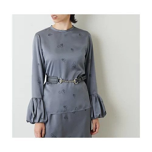 【ウィムガゼット/Whim Gazette】のCabaretプリントブラウス 人気、トレンドファッション・服の通販 founy(ファニー) 　ファッション　Fashion　レディースファッション　Fashion for Women　トップス・カットソー　Cut & Sew Tops　シャツ・ブラウス・オフィスカジュアル　Elegant Blouses & Button-Ups　エアリー　Airy Texture　エレガント 上品　Elegant　サテン　Satin, Glossy Fabric　シルク　Silk, 100% Silk　ジャケット　Jacket, Outerwear　スリット　Slit, Slit Detail　スリーブ　Sleeve, Long Sleeve / Short Sleeve　バルーン　Balloon, Balloon Silhouette　プリント　Print, Printed Pattern　ボトム　Bottoms, Lower Wear　2022年　2022　2022-2023秋冬・A/W　Autumn/Winter 2022–23 AW22–23　おすすめ　Recommended / Our Picks　other-2|ID: prp329100004459132 ipo3291000000031237852