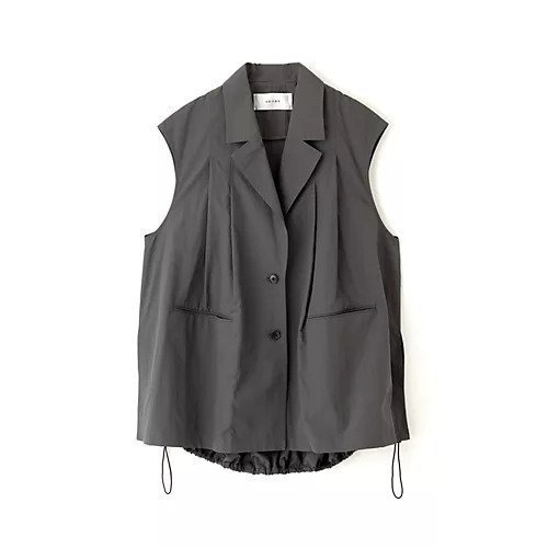 【アドーア/ADORE】のエアリープレーンクロスジレ 人気、トレンドファッション・服の通販 founy(ファニー) 　ファッション　Fashion　レディースファッション　Fashion for Women　アウター　Coat / Outerwear Collection　トップス・カットソー　Cut & Sew Tops　ベスト&ジレ / 重ね着スタイル　Vests & Gilets　おすすめ　Recommended / Our Picks　スタンダード　Standard, Basic　ストリング　String, Drawstring　セットアップ　Set-Up, Coordinated Outfit　タフタ　Taffeta, Structured Fabric　フィット　Fit, Slim Fit　ルーズ　Loose, Oversized　エレガント 上品　Elegant　夏　Summer　春　Spring　S/S・春夏　SS, Spring/Summer, Warm Season　other-3|ID: prp329100004459137 ipo3291000000034420475