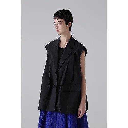 【アドーア/ADORE】のエアリープレーンクロスジレ インテリア・キッズ・メンズ・レディースファッション・服の通販 founy(ファニー) ファッション Fashion レディースファッション Fashion for Women アウター Coat / Outerwear Collection トップス・カットソー Cut & Sew Tops ベスト&ジレ / 重ね着スタイル Vests & Gilets おすすめ Recommended / Our Picks スタンダード Standard, Basic ストリング String, Drawstring セットアップ Set-Up, Coordinated Outfit タフタ Taffeta, Structured Fabric フィット Fit, Slim Fit ルーズ Loose, Oversized エレガント 上品 Elegant 夏 Summer 春 Spring S/S・春夏 SS, Spring/Summer, Warm Season ブラック|ID: prp329100004459137 ipo3291000000034526577