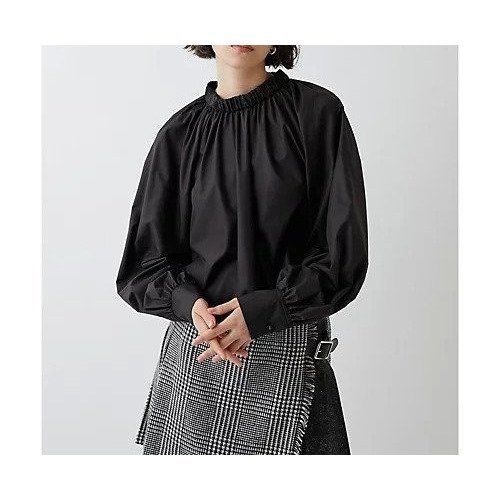 【ウィムガゼット/Whim Gazette】の《WEB限定》ギャザーブラウス インテリア・キッズ・メンズ・レディースファッション・服の通販 founy(ファニー) https://founy.com/ ファッション Fashion レディースファッション Fashion for Women トップス・カットソー Cut & Sew Tops シャツ・ブラウス・オフィスカジュアル Elegant Blouses & Button-Ups 2022年 2022 2022-2023秋冬・A/W Autumn/Winter 2022–23 AW22–23 おすすめ Recommended / Our Picks ギャザー Gathered, Ruffled タフタ Taffeta, Structured Fabric エレガント 上品 Elegant |ID: prp329100004459147 ipo3291000000031212107