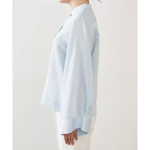 【ウィムガゼット/Whim Gazette】の【THE PAUSE】ワイドスリーブシャツ 人気、トレンドファッション・服の通販 founy(ファニー) 　ファッション　Fashion　レディースファッション　Fashion for Women　トップス・カットソー　Cut & Sew Tops　シャツ・ブラウス・オフィスカジュアル　Elegant Blouses & Button-Ups　イエロー　Yellow　ヴィンテージ　Vintage Style　クラシック　Classic, Timeless Style　グラデーション　Gradient, Ombre　ストライプ　Stripe, Striped Pattern　スリーブ　Sleeve, Long Sleeve / Short Sleeve　バランス　Balance, Style Balance　ワイド　Wide, Wide Fit　ワーク　Workwear, Utility Style　2022年　2022　2022-2023秋冬・A/W　Autumn/Winter 2022–23 AW22–23　おすすめ　Recommended / Our Picks　other-3|ID: prp329100004459150 ipo3291000000031237869