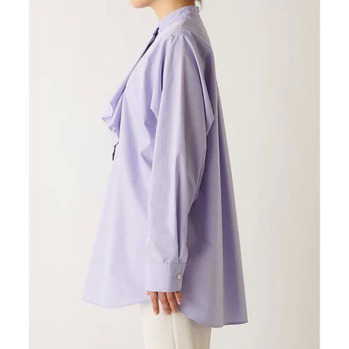 【ウィムガゼット/Whim Gazette】のフロントフリルブラウス 人気、トレンドファッション・服の通販 founy(ファニー) 　ファッション　Fashion　レディースファッション　Fashion for Women　トップス・カットソー　Cut & Sew Tops　シャツ・ブラウス・オフィスカジュアル　Elegant Blouses & Button-Ups　2022年　2022　2022-2023秋冬・A/W　Autumn/Winter 2022–23 AW22–23　おすすめ　Recommended / Our Picks　クラシカル　Classical, Vintage-Inspired　シンプル　Simple, Minimal　ジャケット　Jacket, Outerwear　ストレッチ　Stretch, Stretchy Fabric　タイプライター　Typewriter Fabric, Crisp Cotton　パープル　Purple, Violet　フリル　Frill, Ruffle　エレガント 上品　Elegant　other-3|ID: prp329100004459152 ipo3291000000031237871