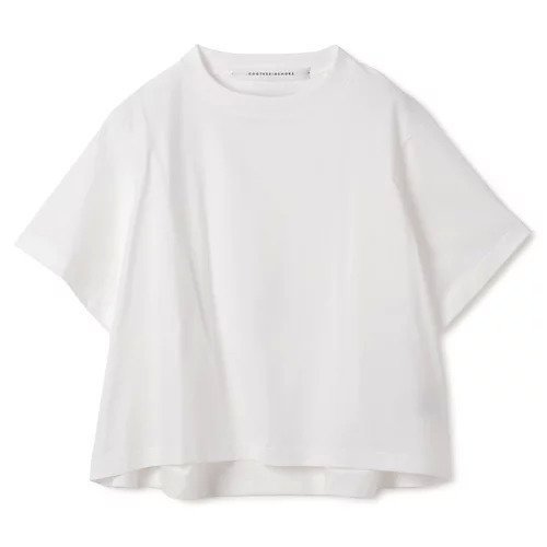 【コグ ザビッグスモーク/COGTHEBIGSMOKE】のタックデザインTシャツ インテリア・キッズ・メンズ・レディースファッション・服の通販 founy(ファニー) 　ファッション　Fashion　レディースファッション　Fashion for Women　トップス・カットソー　Cut & Sew Tops　シャツ・ブラウス・オフィスカジュアル　Elegant Blouses & Button-Ups　ロングTシャツ・Tシャツ　Longline T-Shirts & Tees　なめらか　Smooth, Silky Texture　コンパクト　Compact, Small Size　フォルム　Silhouette, Form　ボックス　Boxy, Box Shape　洗える　Machine Washable　ホワイト|ID: prp329100004459153 ipo3291000000032258015