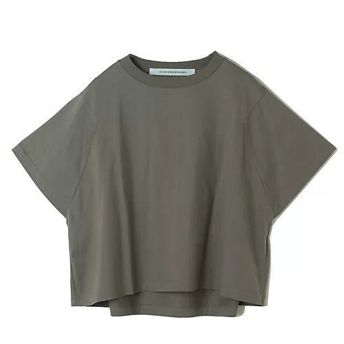 【コグ ザビッグスモーク/COGTHEBIGSMOKE】のタックデザインTシャツ インテリア・キッズ・メンズ・レディースファッション・服の通販 founy(ファニー) https://founy.com/ ファッション Fashion レディースファッション Fashion for Women トップス・カットソー Cut & Sew Tops シャツ・ブラウス・オフィスカジュアル Elegant Blouses & Button-Ups ロングTシャツ・Tシャツ Longline T-Shirts & Tees なめらか Smooth, Silky Texture コンパクト Compact, Small Size フォルム Silhouette, Form ボックス Boxy, Box Shape 洗える Machine Washable |ID: prp329100004459153 ipo3291000000036313680