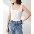 【ウィムガゼット/Whim Gazette】のカップツキRIBタンク ホワイト|ID: prp329100004459155 ipo3291000000031212146