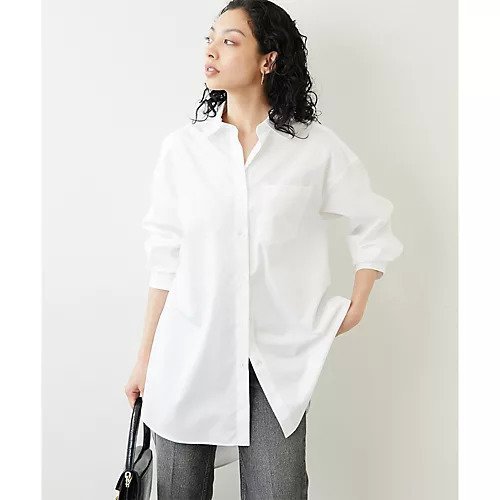 【ウィムガゼット/Whim Gazette】のベーシックシャツ 人気、トレンドファッション・服の通販 founy(ファニー) 　ファッション　Fashion　レディースファッション　Fashion for Women　トップス・カットソー　Cut & Sew Tops　シャツ・ブラウス・オフィスカジュアル　Elegant Blouses & Button-Ups　2022年　2022　2022 春夏 S/S　Spring/Summer 2022 SS22　なめらか　Smooth, Silky Texture　シンプル　Simple, Minimal　スタンダード　Standard, Basic　ストライプ　Stripe, Striped Pattern　ネップ　Nepp, Slub Yarn　ベーシック　Basic, Essential　ポケット　Pocket, Pocket Detail　ラウンド　Round, Round Neck　other-2|ID: prp329100004459162 ipo3291000000031237880