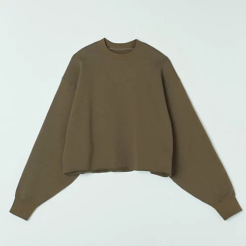 【ウィムガゼット/Whim Gazette】の【スタイリスト川上さやかさんコラボ】スウェットプルオーバー インテリア・キッズ・メンズ・レディースファッション・服の通販 founy(ファニー) 　ファッション　Fashion　レディースファッション　Fashion for Women　トップス・カットソー　Cut & Sew Tops　レディースパーカー・カジュアルフーディー　Casual Hoodies & Sweatshirts　カジュアルプルオーバー・ニットトップス　Pullovers & Knit Tops / Casual Pullovers　スウェット・クルーネックトップス　Sweatshirts & Crewnecks / Relaxed Fit Sweat Tops　なめらか　Smooth, Silky Texture　コラボ　Collaboration, Collab　ショルダー　Shoulder, Shoulder Strap　ドロップ　Drop Shoulder, Dropped Style　洗える　Machine Washable　カーキ|ID: prp329100004459180 ipo3291000000036321921