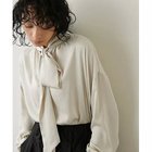 【ウィムガゼット/Whim Gazette】のサテンボウタイブラウス グレージュ|ID: prp329100004459223 ipo3291000000031212409