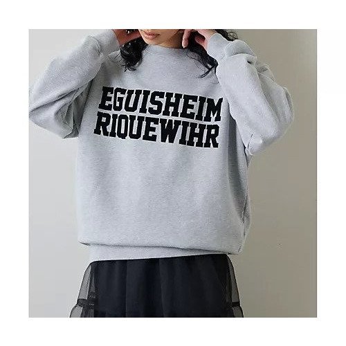 【ウィムガゼット/Whim Gazette】のLOGOスウェット インテリア・キッズ・メンズ・レディースファッション・服の通販 founy(ファニー) 　ファッション　Fashion　レディースファッション　WOMEN　トップス・カットソー　Tops/Tshirt　パーカ　Sweats　スウェット　Sweat　2023年　2023　2023春夏・S/S　Ss,Spring/Summer,2023　おすすめ　Recommend　スウェット　Sweat　スタンダード　Standard　タオル　Towel　フロント　Front　ブライト　Bright　プリント　Print　吸水　Water Absorption　グレー|ID: prp329100004459234 ipo3291000000031212459