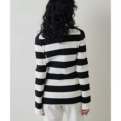 【ウィムガゼット/Whim Gazette】のリブプルオーバー 人気、トレンドファッション・服の通販 founy(ファニー) 　ファッション　Fashion　レディースファッション　Fashion for Women　トップス・カットソー　Cut & Sew Tops　カジュアルプルオーバー・ニットトップス　Pullovers & Knit Tops / Casual Pullovers　2023年　2023　2023春夏・S/S　Spring/Summer 2023 SS23　おすすめ　Recommended / Our Picks　インナー　Innerwear　ジャケット　Jacket, Outerwear　スリット　Slit, Slit Detail　セットアップ　Set-Up, Coordinated Outfit　ボーダー　Border, Stripe　ロング　Long, Long-Length　エレガント 上品　Elegant　吸水　Absorbent, Quick-Dry　other-2|ID: prp329100004459239 ipo3291000000031237952