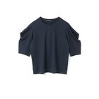 【ミズイロ インド/mizuiro ind】のドレープスリーブT ネイビー|ID: prp329100004459240 ipo3291000000031212481