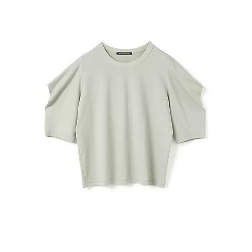 【ミズイロ インド/mizuiro ind】のドレープスリーブT インテリア・キッズ・メンズ・レディースファッション・服の通販 founy(ファニー) 　ファッション　Fashion　レディースファッション　WOMEN　なめらか　Smooth　カットソー　Cut And Sew　シルク　Silk　シンプル　Simple　ドレープ　Drape　ライトグレー|ID: prp329100004459240 ipo3291000000031212483